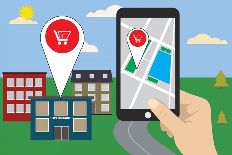 image of google maps pinpoint over business