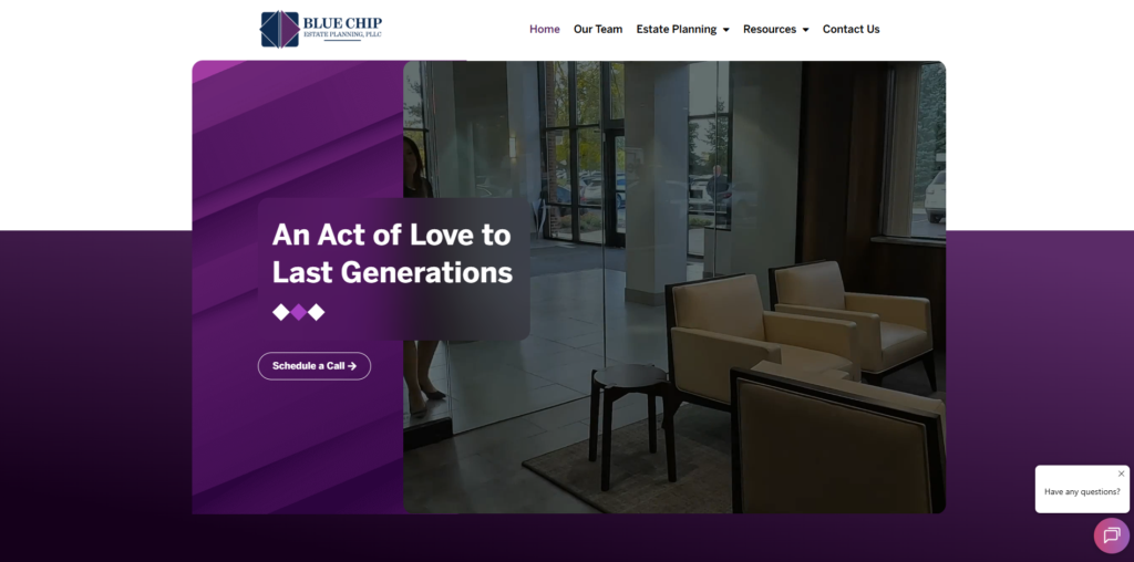 A recent local business website built by Fisher Tech Solutions