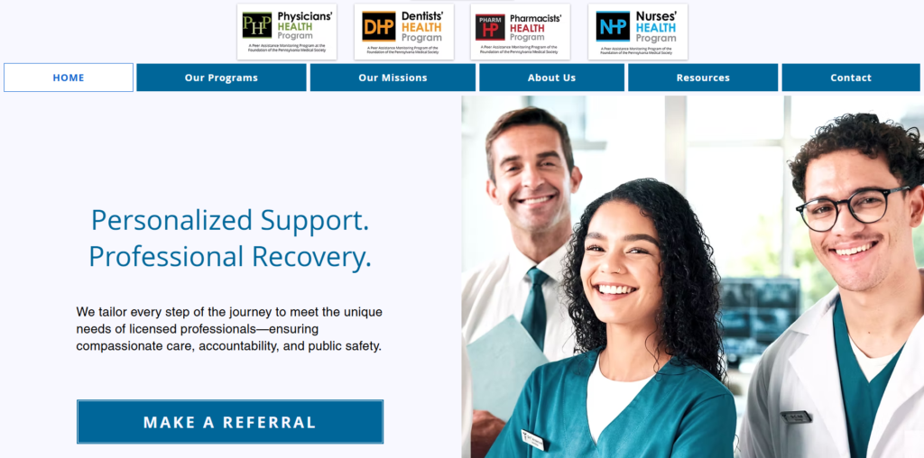 A recent local business website built by Fisher Tech Solutions
