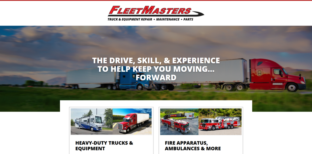 A recent local business website built by Fisher Tech Solutions