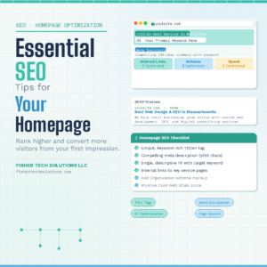 Essential SEO Tips for Your Homepage